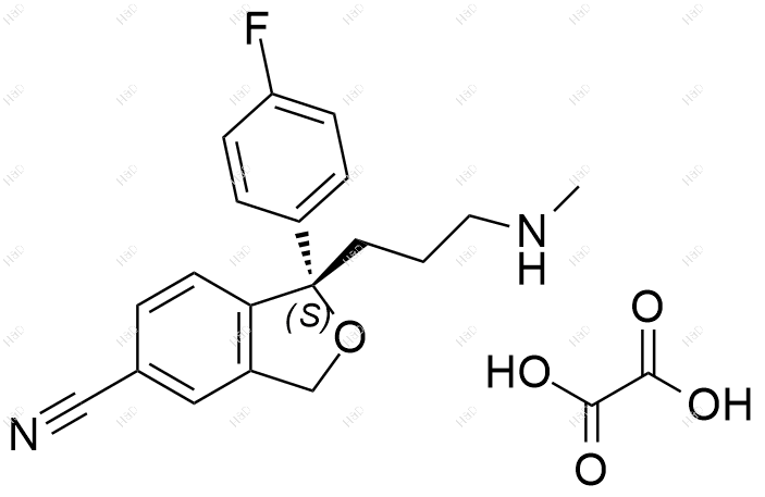 (S)-西酞普兰EP杂质D(草酸盐)结构式