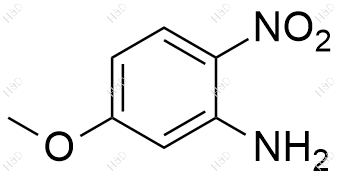 5-甲氧基-2-硝基苯胺化学结构式