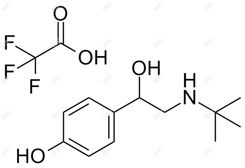 沙丁胺醇EP杂质B(三氟乙酸盐)结构式
