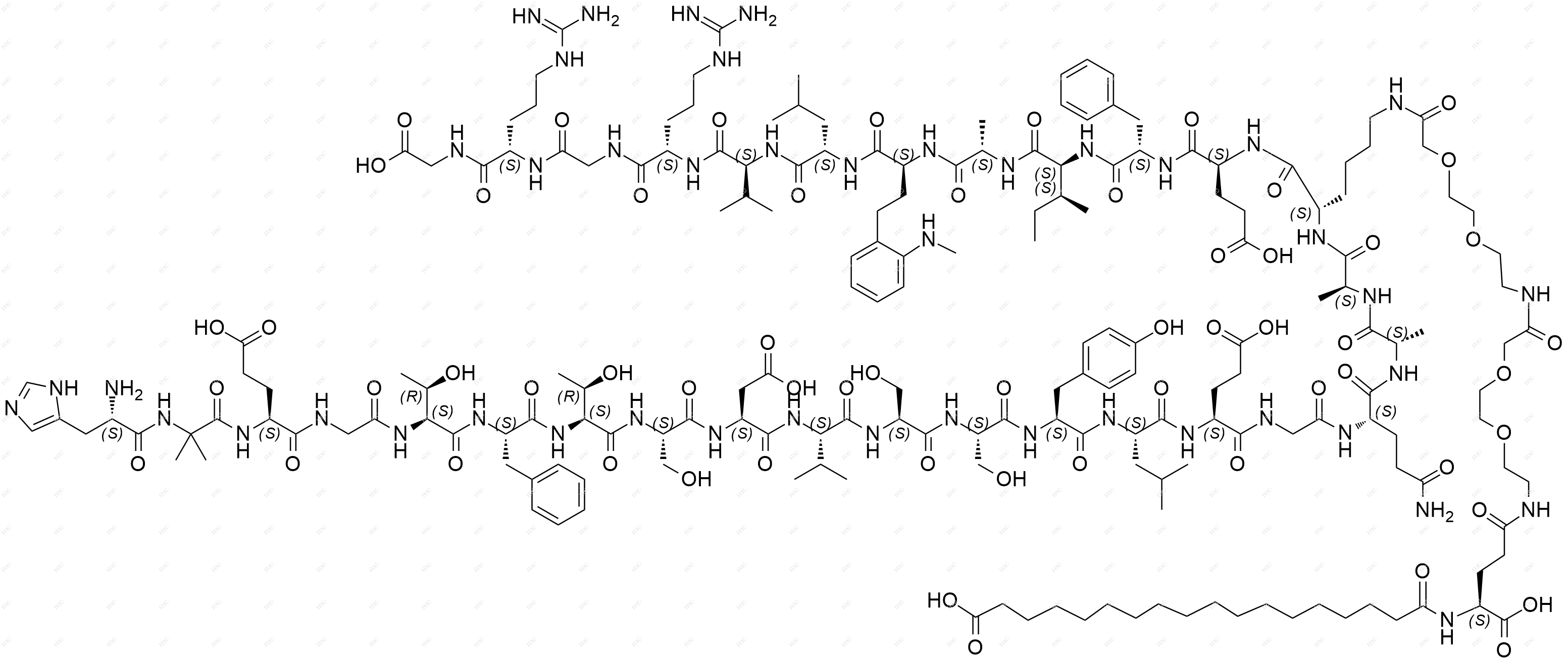 索玛鲁肽杂质198结构式