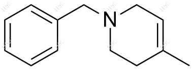 1-苄基-4-甲基-1,2,3,6-四氢吡啶化学结构式