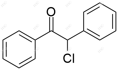 2-氯-2-苯基苯乙酮化学结构式