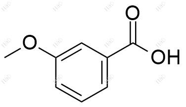 3-甲氧基苯甲酸化学结构式