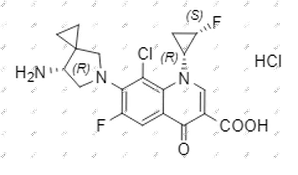 西他沙星RRS异构体（盐酸盐）结构式