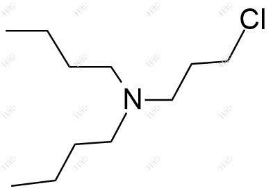 N-(3-氯丙基)二丁基胺化学结构式