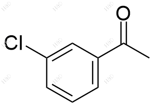 间氯苯乙酮化学结构式