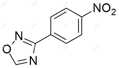 3-(4-硝基苯基)-1,2,4-恶二唑化学结构式