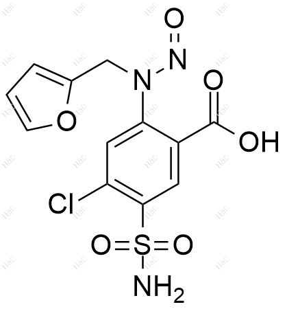 N-亚硝基呋塞米结构式