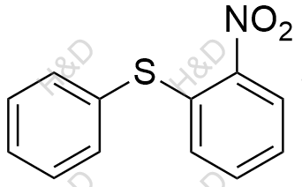 2-硝基二苯硫醚化学结构式