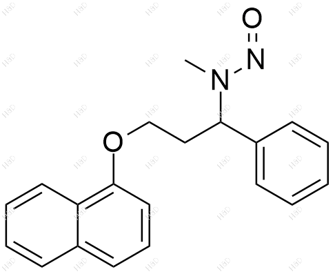 N-亚硝基N-去甲基rac-达泊西汀结构式