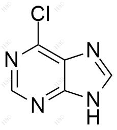 6-氯-9H-嘌呤结构式