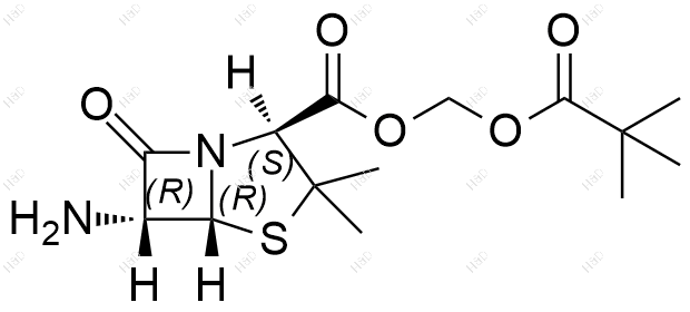 匹美西林EP杂质A化学结构式
