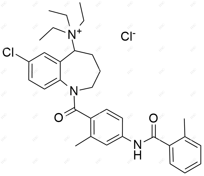 托伐普坦杂质67(氯盐)结构式