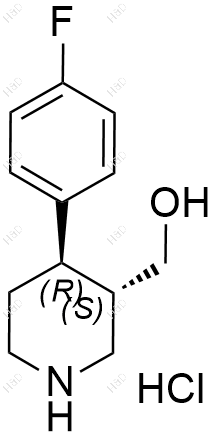 帕罗西汀EP杂质 I(盐酸盐)结构式