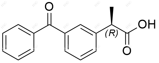 (R)-酮洛芬结构式