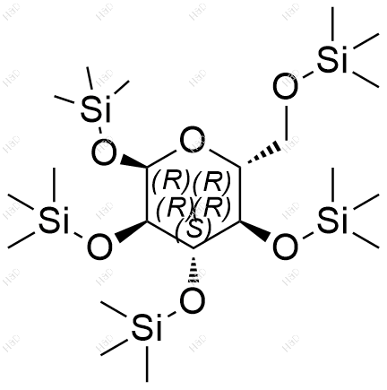 三甲基硅烷-α-D-(+)-葡萄糖化学结构式