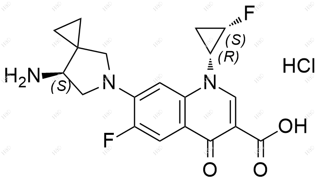 西他沙星杂质27(盐酸盐)结构式