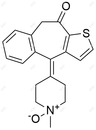 酮替芬EP杂质D结构式