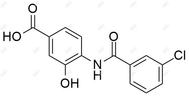 氯苯唑酸杂质12结构式