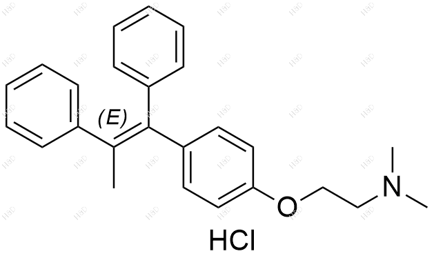 他莫昔芬EP杂质D(盐酸盐)-E式结构式