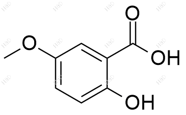 5-甲氧基水杨酸化学结构式
