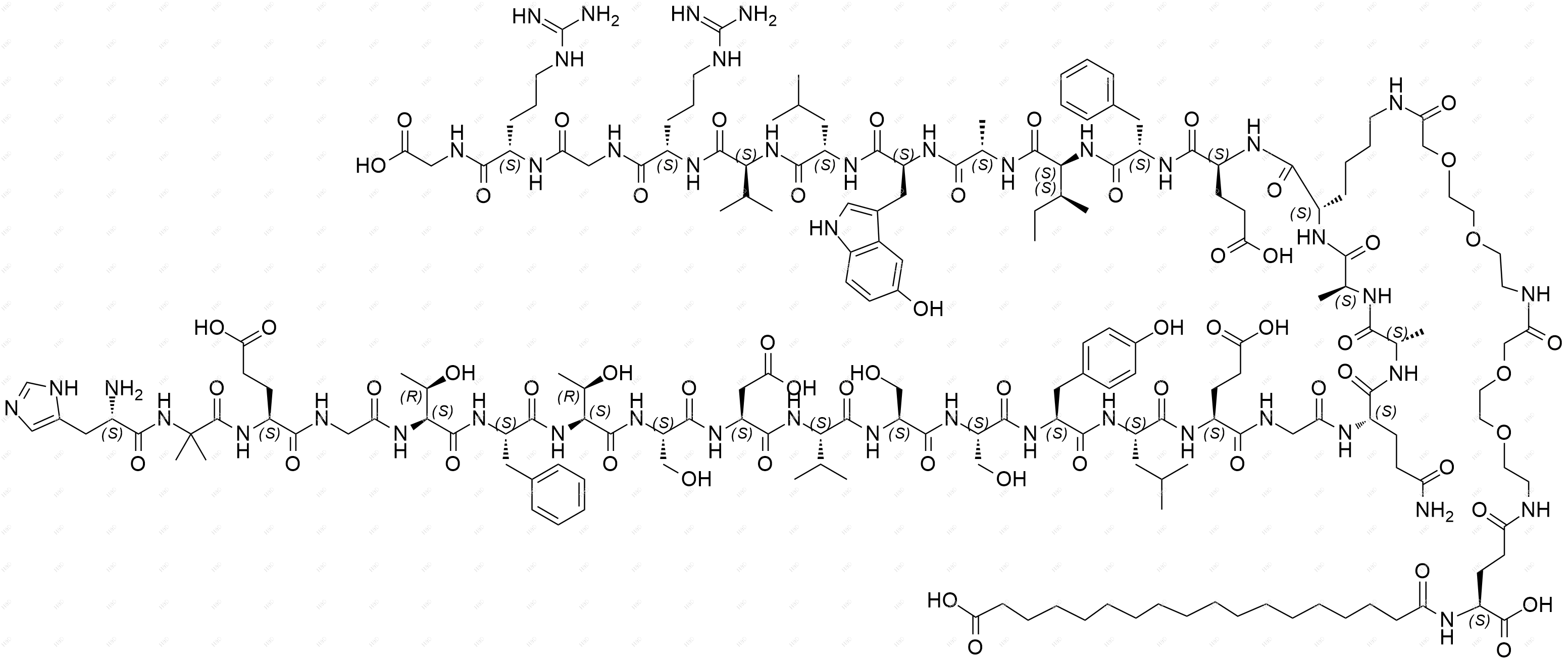 索玛鲁肽杂质199结构式