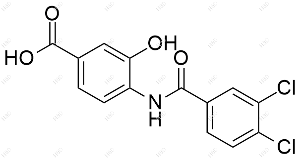 氯苯唑酸杂质13结构式