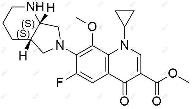 莫西沙星EP杂质H结构式
