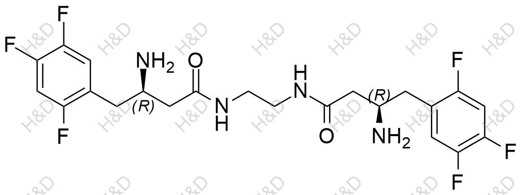 西格列汀杂质70结构式