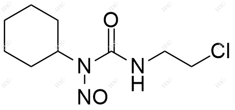 3-(2-氯乙基)-1-环己基-1-亚硝基脲化学结构式