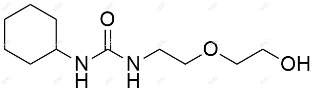 1-环己基-3-(2-(2-羟基乙氧基)乙基)脲结构式