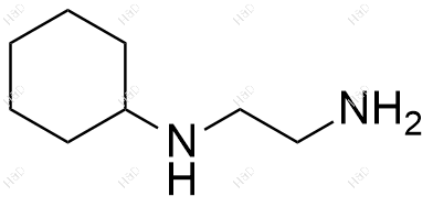 N'-环己基乙烷-1,2-二胺化学结构式