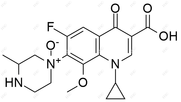 加替沙星N氧化物化学结构式