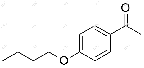 1-(4-丁氧基苯基)乙酮化学结构式