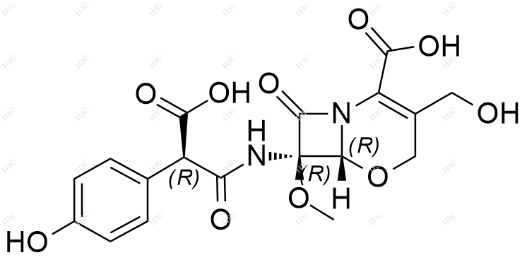拉氧头孢杂质4化学结构式