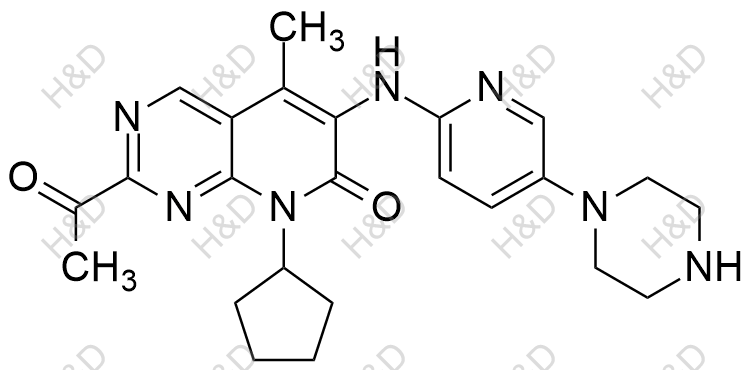 帕布昔利布杂质80结构式