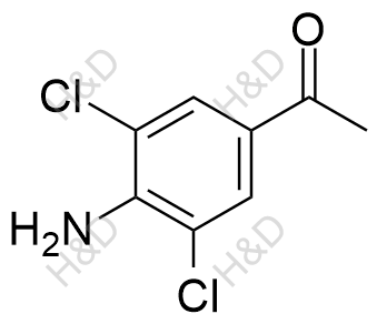 克伦特罗杂质C结构式
