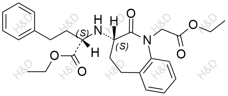 贝那普利杂质G结构式