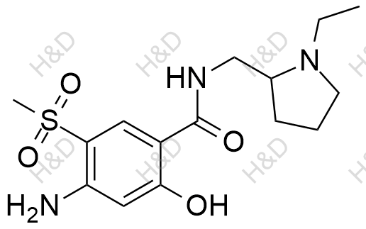 氨磺必利杂质D结构式