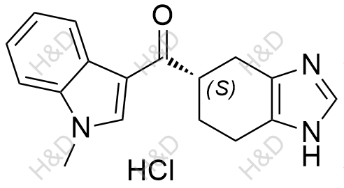 (S)-盐酸雷莫司琼结构式