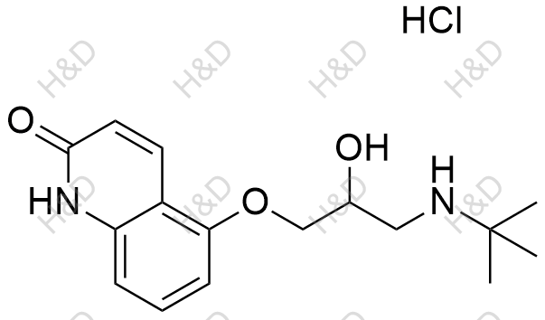 盐酸卡替洛尔EP杂质H结构式