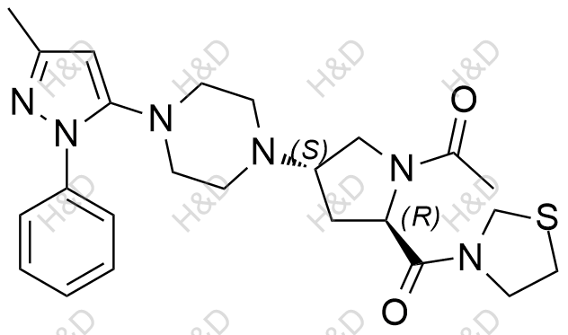 替格列汀杂质4结构式