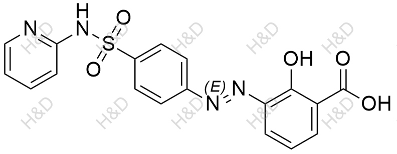 柳氮磺吡啶杂质F化学结构式