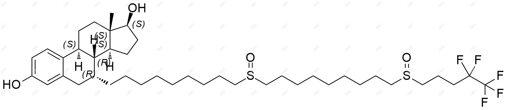 氟维司群EP杂质C结构式