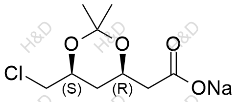 瑞舒伐他汀杂质160(钠盐）结构式