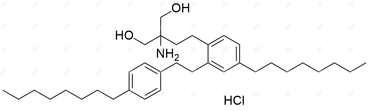 芬戈莫德EP杂质E(盐酸盐)结构式