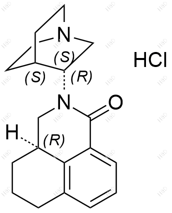 (R,R)-盐酸帕洛诺司琼结构式