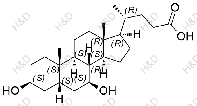 熊去氧胆酸杂质H化学结构式