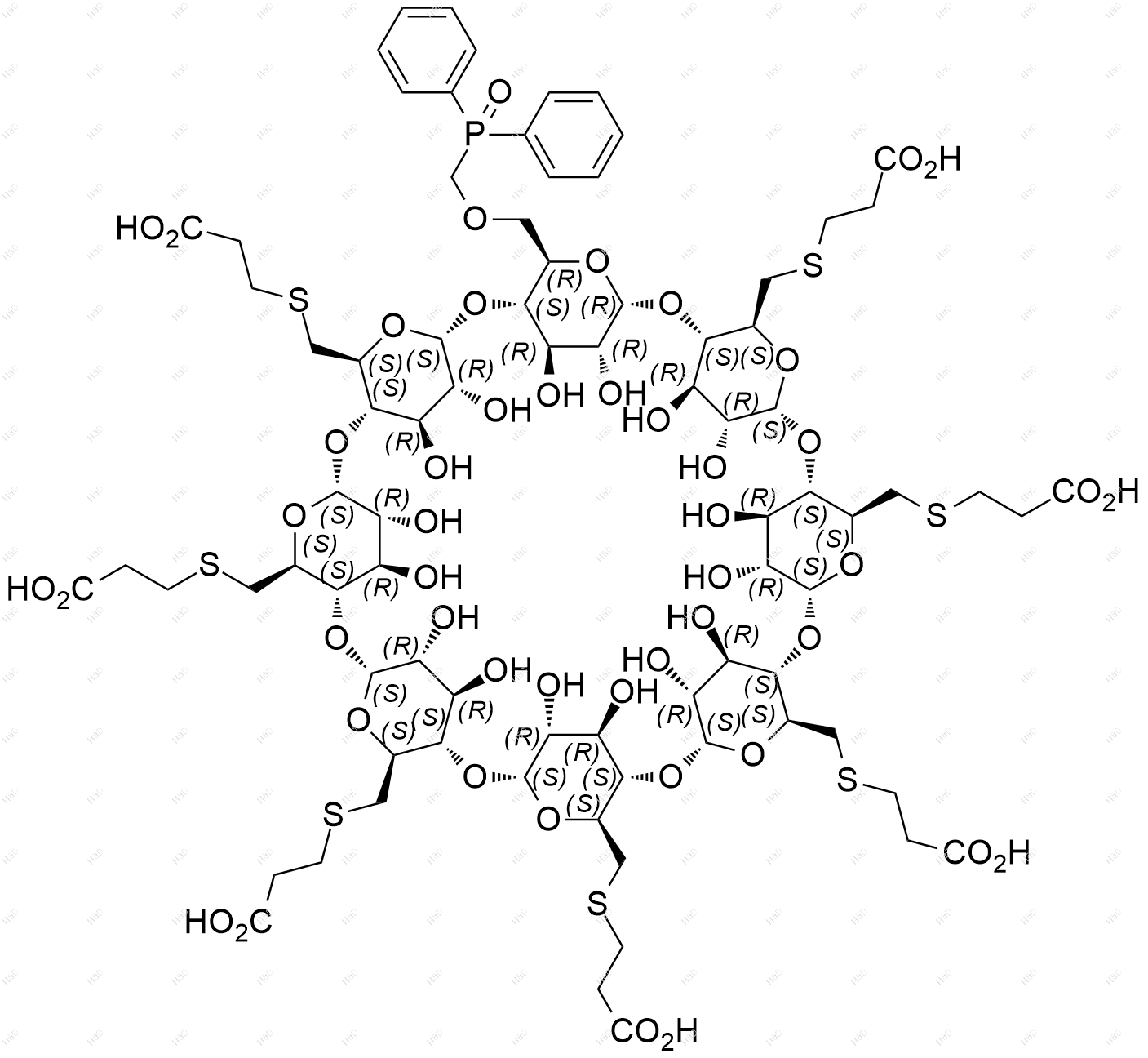 舒更葡糖钠Org205485-1杂质结构式