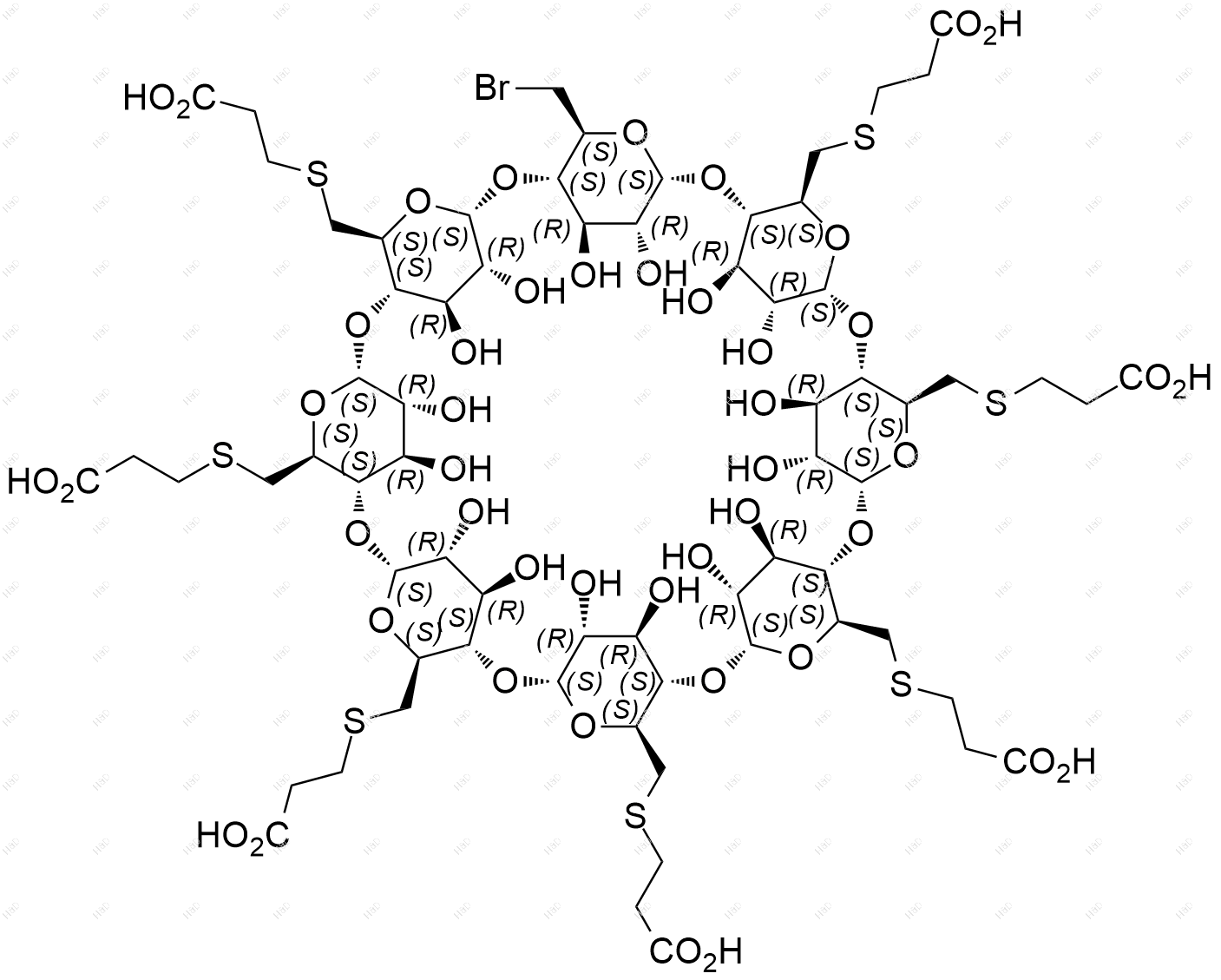 舒更葡糖钠Org48301杂质结构式